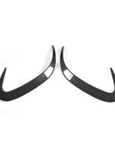 VR Aero Carbon Fiber Rear Bumper Scoop Fins Mercedes S500 | S550 | S63 | S65 AMG Coupe 2015-2019                                     - VR-S5S63S65AMG-650 - Image 2