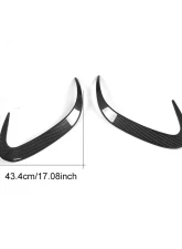 VR Aero Carbon Fiber Rear Bumper Scoop Fins Mercedes S500 | S550 | S63 | S65 AMG Coupe 2015-2019                                     - VR-S5S63S65AMG-650 - Image 7