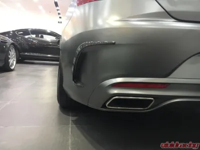 VR Aero Carbon Fiber Rear Bumper Scoop Fins Mercedes S500 | S550 | S63 | S65 AMG Coupe 2015-2019 - VR-S5S63S65AMG-650