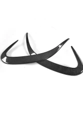 VR Aero Carbon Fiber Rear Bumper Scoop Fins Mercedes S500 | S550 | S63 | S65 AMG Coupe 2015-2019                                     - VR-S5S63S65AMG-650 - Image 5