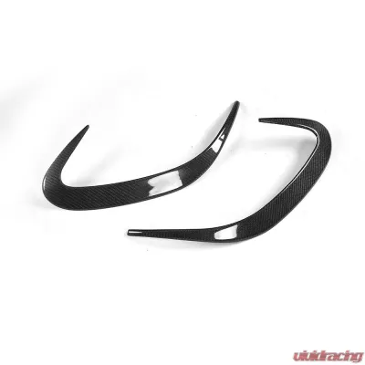 VR Aero Carbon Fiber Rear Bumper Scoop Fins Mercedes S500 | S550 | S63 | S65 AMG Coupe 2015-2019 - VR-S5S63S65AMG-650