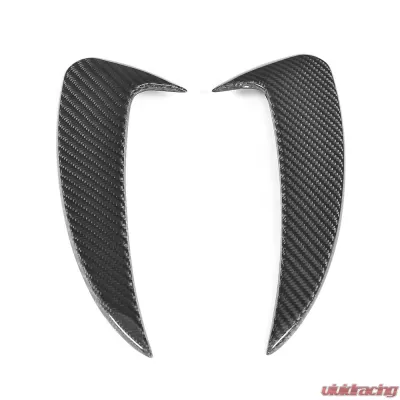 VR Aero Carbon Fiber Front Bumper Fins Mercedes C Class W205 C205 A205 Base/Sport C43 AMG 2-Door 2015-2019 - VR-C205W205A205-615