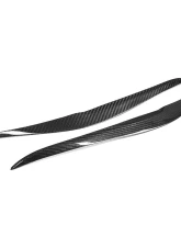 VR Aero Carbon Fiber Headlight Eyebrow Eyelid Trim BMW 2 Series F22 F23 Base/M Sport F87 M2 2-Door 2014-2019                                     - VR-M2-EYETRIM - Image 2
