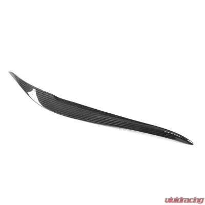 VR Aero Carbon Fiber Headlight Eyebrow Eyelid Trim BMW 2 Series F22 F23 Base/M Sport F87 M2 2-Door 2014-2019 - VR-M2-EYETRIM