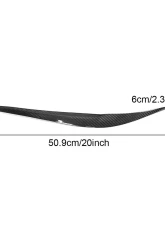 VR Aero Carbon Fiber Headlight Eyebrow Eyelid Trim BMW 2 Series F22 F23 Base/M Sport F87 M2 2-Door 2014-2019                                     - VR-M2-EYETRIM - Image 6