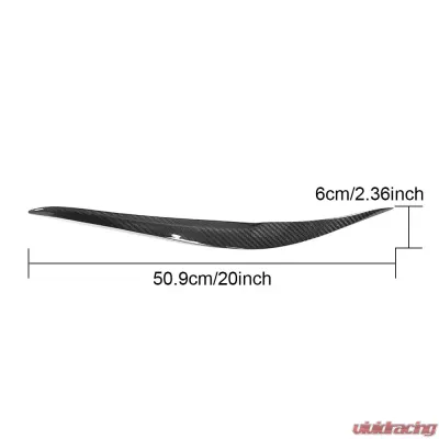 VR Aero Carbon Fiber Headlight Eyebrow Eyelid Trim BMW 2 Series F22 F23 Base/M Sport F87 M2 2-Door 2014-2019 - VR-M2-EYETRIM