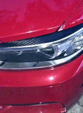 VR Aero Carbon Fiber Headlight Eyebrow Eyelid Trim BMW 2 Series F22 F23 Base/M Sport F87 M2 2-Door 2014-2019                                     - VR-M2-EYETRIM - Image 7