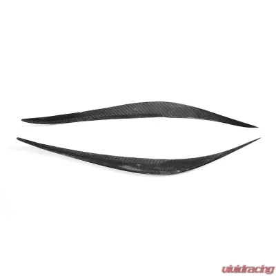 VR Aero Carbon Fiber Headlight Eyebrow Eyelid Trim BMW 2 Series F22 F23 Base/M Sport F87 M2 2-Door 2014-2019 - VR-M2-EYETRIM