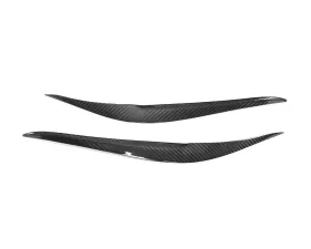 VR Aero Carbon Fiber Headlight Eyebrow Eyelid Trim BMW 2 Series F22 F23 Base/M Sport F87 M2 2-Door 2014-2019
