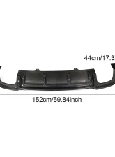 VR Aero Carbon Fiber Rear Diffuser Audi S5 | A5 B9 Sline 2017-2019                                     - VR-A5S5-647 - Image 8