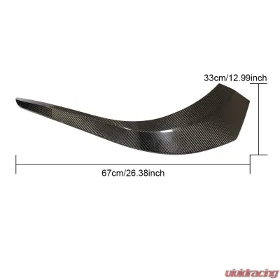 VR Aero Carbon Fiber Front Fins Mercedes S Class C217 S500 S550 Sport Coupe Pre-facelift 2015-2017 - VR-S500S550-600