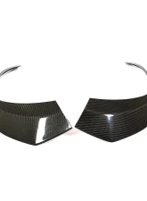VR Aero Carbon Fiber Front Fins Mercedes S Class C217 S500 S550 Sport Coupe Pre-facelift 2015-2017                                     - VR-S500S550-600 - Image 5