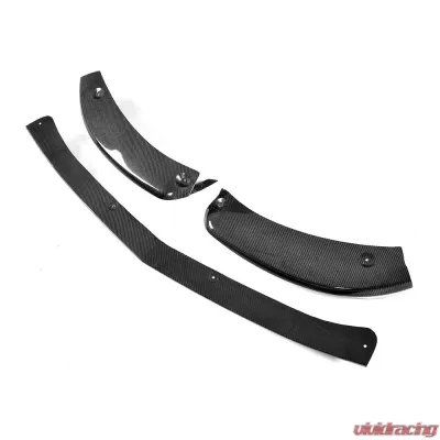 VR Aero Carbon Fiber Front Lip Spoiler Mercedes S Class C217 S500 S550 Sport Coupe Pre-facelift 2015-2017 - VR-S500S550-601