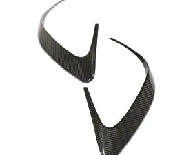 VR Aero Carbon Fiber Rear Bumper Fins Mercedes GLE Class C292 GLE63 AMG Utility 4-Door 2015-2019