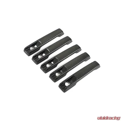 VR Aero Carbon Fiber Door Handle Covers Set of 5 Mercedes G Wagon 2004-2018 - VR-W463G63G65AMG-HANCOV