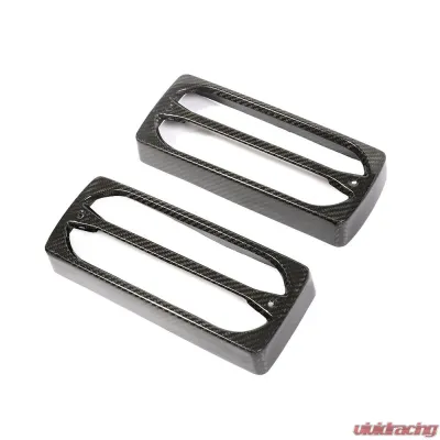 VR Aero Carbon Fiber Rear Tail Lamp Covers Mercedes G55 | G63 | G65 AMG 2004-2018 - VR-W463G63G65AMG-FOGC
