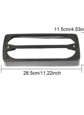 VR Aero Carbon Fiber Rear Tail Lamp Covers Mercedes G55 | G63 | G65 AMG 2004-2018                                     - VR-W463G63G65AMG-FOGC - Image 6