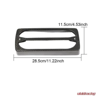 VR Aero Carbon Fiber Rear Tail Lamp Covers Mercedes G55 | G63 | G65 AMG 2004-2018 - VR-W463G63G65AMG-FOGC