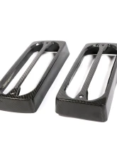 VR Aero Carbon Fiber Rear Tail Lamp Covers Mercedes G55 | G63 | G65 AMG 2004-2018                                     - VR-W463G63G65AMG-FOGC - Image 4