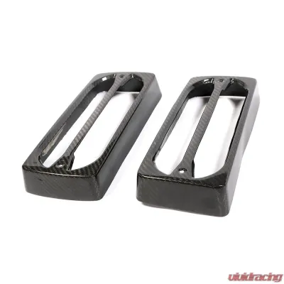 VR Aero Carbon Fiber Rear Tail Lamp Covers Mercedes G55 | G63 | G65 AMG 2004-2018 - VR-W463G63G65AMG-FOGC