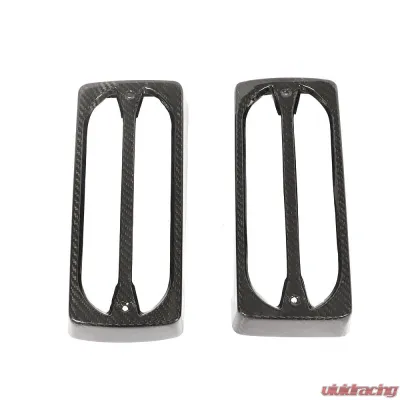 VR Aero Carbon Fiber Rear Tail Lamp Covers Mercedes G55 | G63 | G65 AMG 2004-2018 - VR-W463G63G65AMG-FOGC