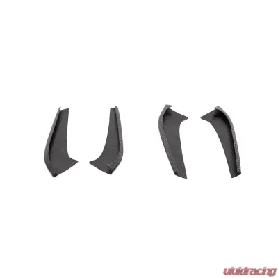 VR Aero Carbon Fiber Front Bumper Vent Trims Mercedes AMG GT-R 2016-2018 - VR-AMGGTR-650