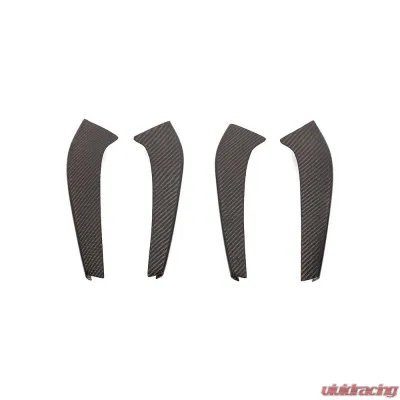 VR Aero Carbon Fiber Front Bumper Vent Trims Mercedes AMG GT-R 2016-2018 - VR-AMGGTR-650