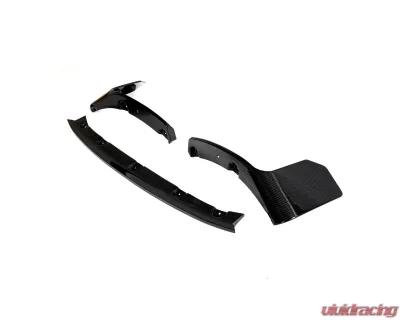 VR Aero Carbon Fiber Front Lip Spoiler 3pc Set BMW M2 G87 - VR-G87M2-DCF-600