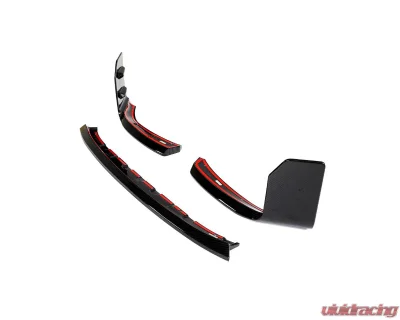 VR Aero Carbon Fiber Front Lip Spoiler 3pc Set BMW M2 G87 - VR-G87M2-DCF-600