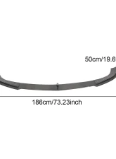 VR Aero Carbon Fiber Front Lip Spoiler Mercedes E300 | E350 | E400 | E550 Sport W212 2014-2016                                     - VR-W212-601 - Image 4