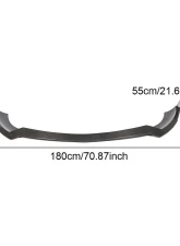 VR Aero Carbon Fiber Front Lip Spoiler Mercedes W222 S-Class 2014-2017                                     - VR-W222-600 - Image 6