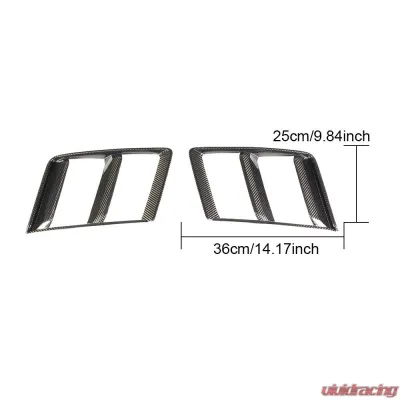 VR Aero Carbon Fiber Front Side Air Vents Audi R8 2016-2018 - VR-R8-651