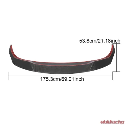 VR Aero Carbon Fiber Front Lip Spoiler BMW 3 Series G20 M Sport 2019-2024 - VR-G20M-600