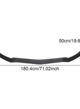 VR Aero Carbon Fiber Front Lip Spoiler Mercedes C63 AMG S C205 2015-2019                                     - VR-C63-600 - Image 8