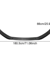 VR Aero Carbon Fiber Front Lip Spoiler V2 Audi R8 2016-2018                                     - VR-R8-601 - Image 6