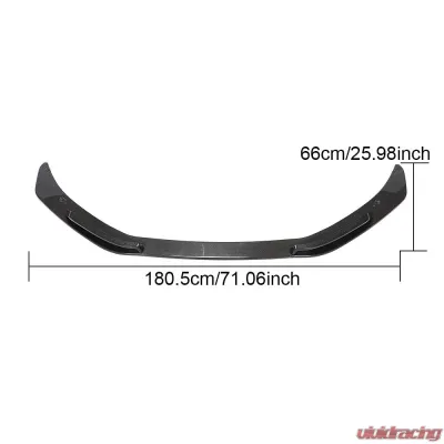 VR Aero Carbon Fiber Front Lip Spoiler V2 Audi R8 2016-2018 - VR-R8-601