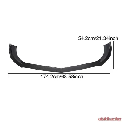 VR Aero Carbon Fiber Front Lip Spoiler Mercedes SLC180 | SLC200 | SLC300 R172 2016-2019 - VR-SLCR172-600