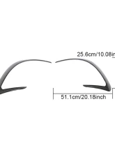 VR Aero Carbon Fiber Rear Bumper Fins Mercedes AMG GT43 | GT50 | GT53 2019+                                     - VR-AMGGT-615 - Image 6