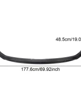 VR Aero Carbon Fiber Front Lip Spoiler Mercedes C-Class W205 C205 | A205 | C200 | C300 2D 4D 2019-2020                                     - VR-W205-602 - Image 7