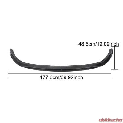 VR Aero Carbon Fiber Front Lip Spoiler Mercedes C-Class W205 C205 | A205 | C200 | C300 2D 4D 2019-2020 - VR-W205-602