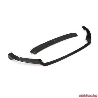 VR Aero Carbon Fiber Front Lip Spoiler V1 Volkswagen Golf MK7.5 R R-line 2017-2019 - VR-GOLF75RLINE-601