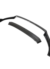 VR Aero Carbon Fiber Front Lip Spoiler V1 Volkswagen Golf MK7.5 R R-line 2017-2019                                     - VR-GOLF75RLINE-601 - Image 4
