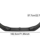 VR Aero Carbon Fiber Front Lip Spoiler BMW G14 | G15 | G16 M-Sport Bumper 2018-2020                                     - VR-G14G15G16M-600 - Image 6