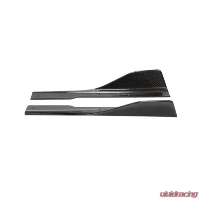 VR Aero Carbon Fiber Side Skirt Extension Splitters BMW 840i Coupe Sedan G16 2018-2020 - VR-M8-631