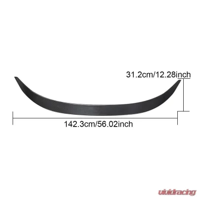 VR Aero Carbon Fiber Rear Trunk Spoiler V1 BMW M8 Gran Coupe F93 G16 2019-2021 - VR-M8-613