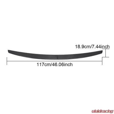 VR Aero Carbon Fiber Rear OEM Spoiler Porsche 971 Panamera 2017-2021 - VR-PANA-611