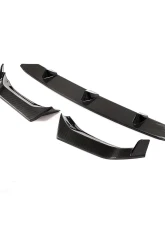 VR Aero Carbon Fiber Front Lip Spoiler BMW X7 G07 M Sport 2019-2021                                     - VR-X7-600 - Image 2