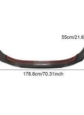 VR Aero Carbon Fiber Front Lip Spoiler Audi A5 | S5 S-Line 2020-2021                                     - VR-A5S5-683 - Image 3