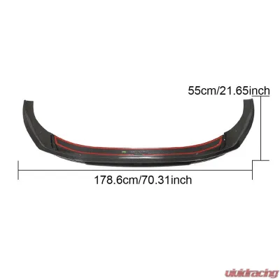 VR Aero Carbon Fiber Front Lip Spoiler Audi A5 | S5 S-Line 2020-2021 - VR-A5S5-683