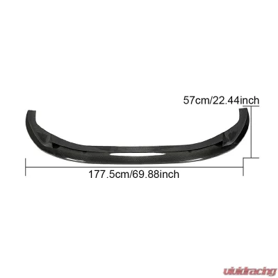 VR Aero Carbon Fiber Front Lip Spoiler Audi A5 | S5 | A5 Sportback S-Line B9 2020-2021 - VR-A5S5-600